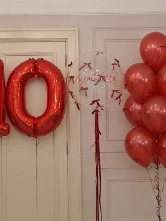 Сет №69 Оформление гелиевыми шарами