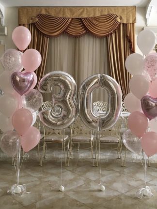 Сет №94 Оформление гелиевыми шарами