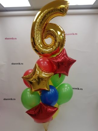 №239 Оформление гелиевыми шарами