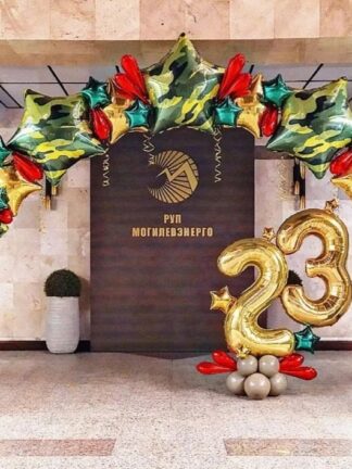 №325 Оформление гелиевыми шарами